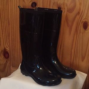 Kamik ‘Heidi’ Shiny Black Rain Boots